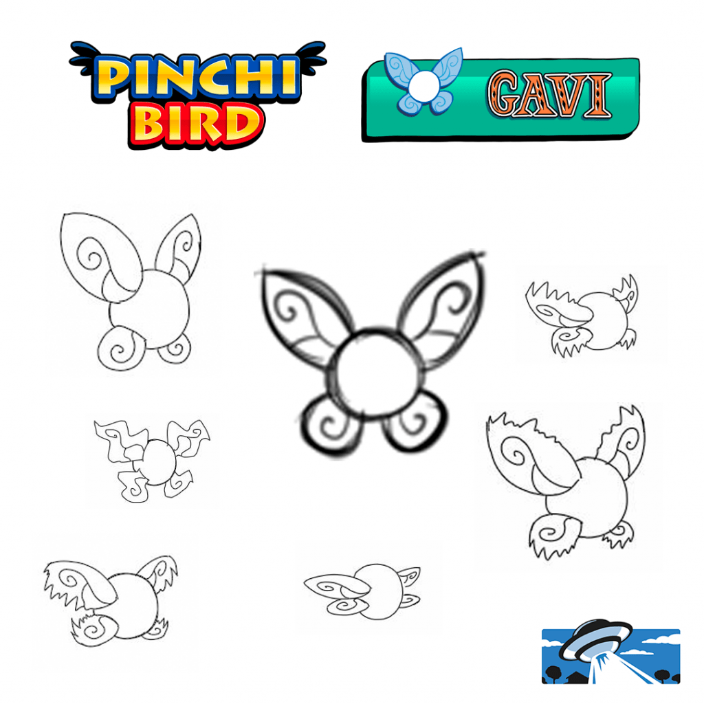 los personajes de pinchi bird gavi 01