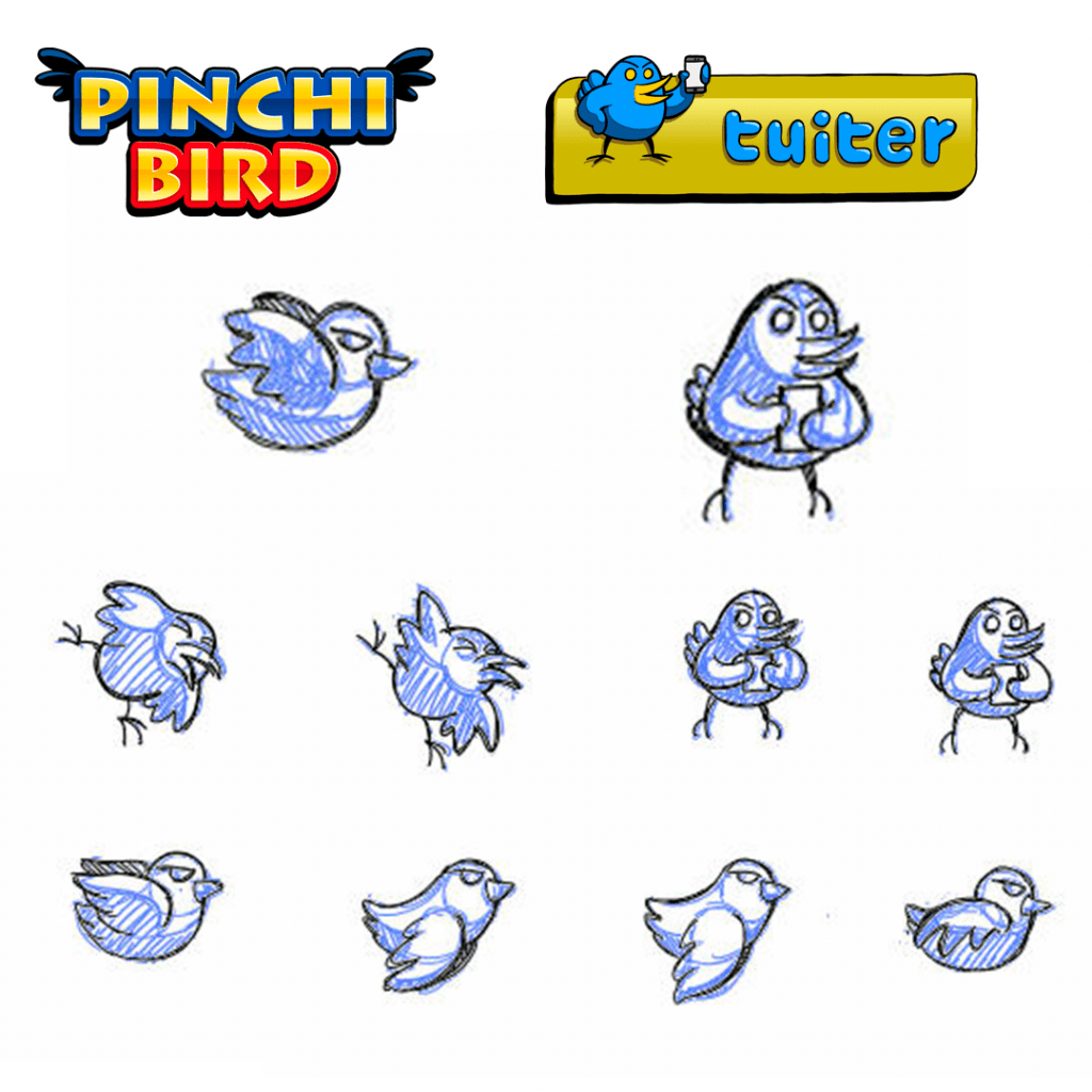 los personajes de pinchi bird tuiter 01